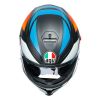 AGV K5 S MPLK Core (matná) helma černá/modrá/oranžová vel.XS